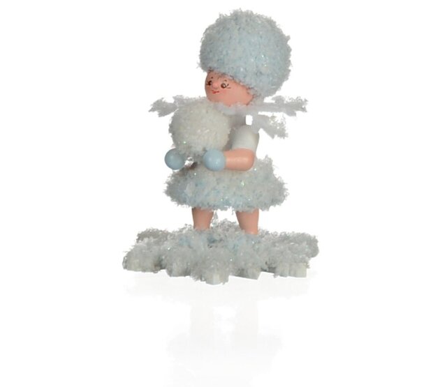 Schneeflöckchen mit Schneekugel Schneeflöckchen mit Schneekugel