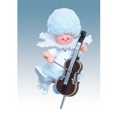 Drechslerei Kuhnert Schneeflöckchen mit Cello