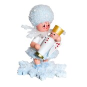 Drechslerei Kuhnert Schneeflöckchen mit Engel