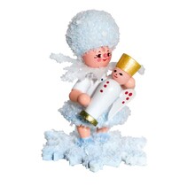 Drechslerei Kuhnert Schneeflöckchen mit Engel