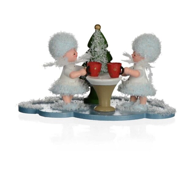 Drechslerei Kuhnert Schneeflöckchen Paar auf Wolke Weihnachtsmarkt Drechslerei Kuhnert Schneeflöckchen Paar auf Wolke Weihnachtsmarkt