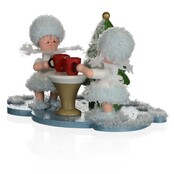 Drechslerei Kuhnert Schneeflöckchen Paar auf Wolke Weihnachtsmarkt Drechslerei Kuhnert Schneeflöckchen Paar auf Wolke Weihnachtsmarkt