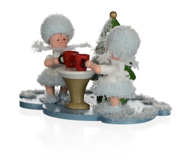 Drechslerei Kuhnert Schneeflöckchen Paar auf Wolke Weihnachtsmarkt Drechslerei Kuhnert Schneeflöckchen Paar auf Wolke Weihnachtsmarkt