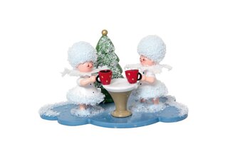 Schneeflöckchen Paar auf Wolke Weihnachtsmarkt