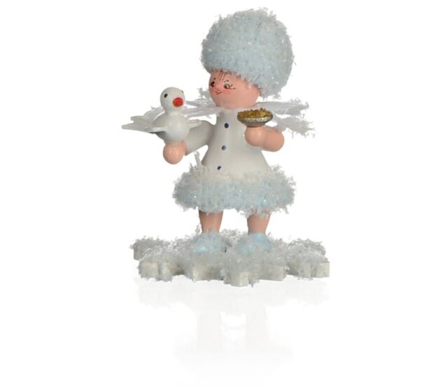 Drechslerei Kuhnert Schneeflöckchen mit Taube