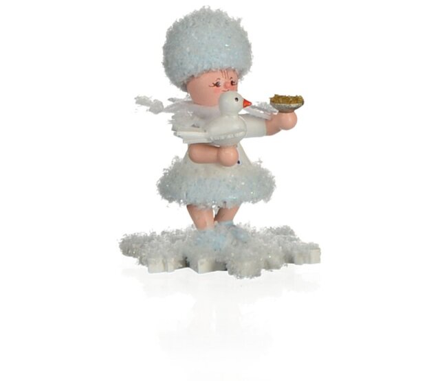 Drechslerei Kuhnert Schneeflöckchen mit Taube