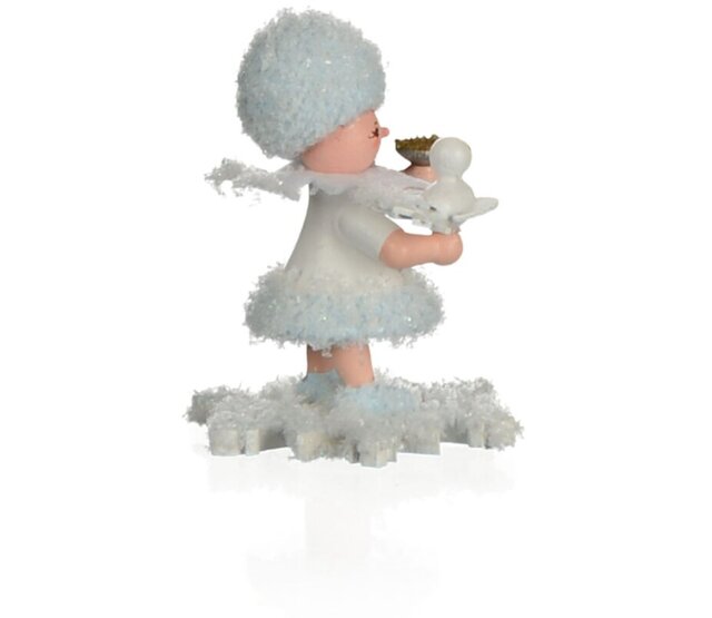 Drechslerei Kuhnert Schneeflöckchen mit Taube