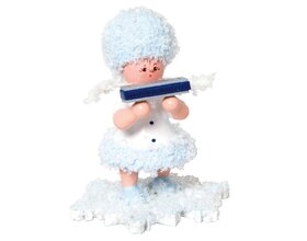 Schneeflöckchen mit Mundharmonika
