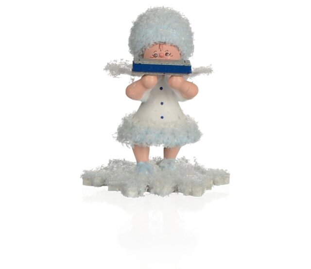 Drechslerei Kuhnert Schneeflöckchen mit Mundharmonika Drechslerei Kuhnert Schneeflöckchen mit Mundharmonika