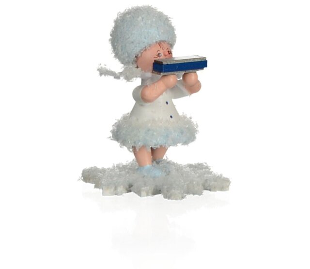 Drechslerei Kuhnert Schneeflöckchen mit Mundharmonika Drechslerei Kuhnert Schneeflöckchen mit Mundharmonika
