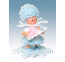 Drechslerei Kuhnert Schneeflöckchen mit Baby Mädchen