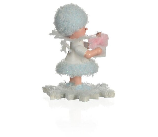 Drechslerei Kuhnert Schneeflöckchen mit Baby Mädchen