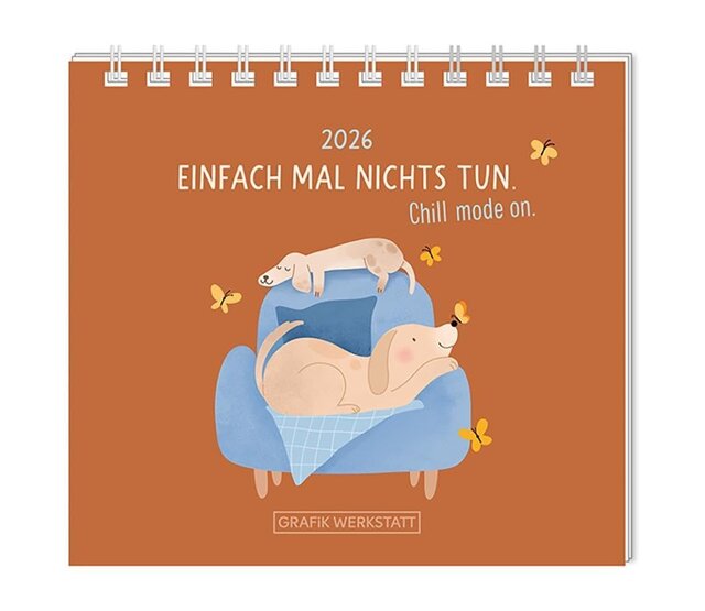 Grafik Werkstatt, Mini-Kalender 2026, Einfach mal nichts tun