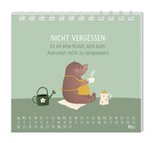 Grafik Werkstatt, Mini-Kalender 2026, Einfach mal nichts tun