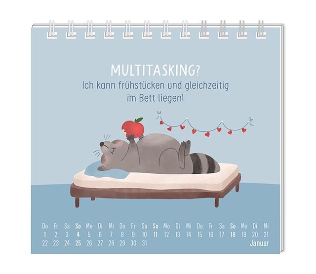 Grafik Werkstatt, Mini-Kalender 2026, Einfach mal nichts tun