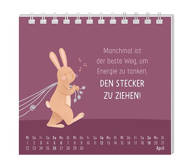 Grafik Werkstatt, Mini-Kalender 2026, Einfach mal nichts tun