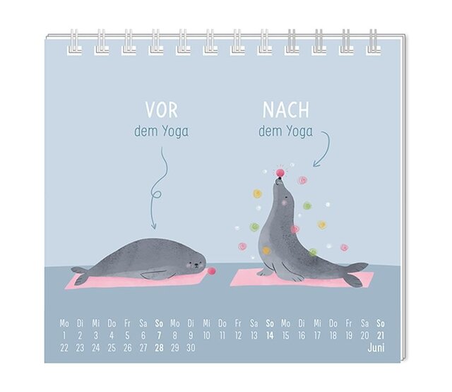 Grafik Werkstatt, Mini-Kalender 2026, Einfach mal nichts tun