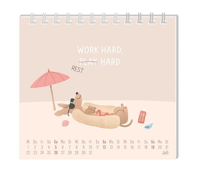 Grafik Werkstatt, Mini-Kalender 2026, Einfach mal nichts tun