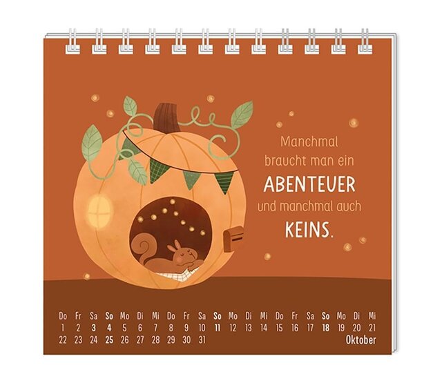 Grafik Werkstatt, Mini-Kalender 2026, Einfach mal nichts tun