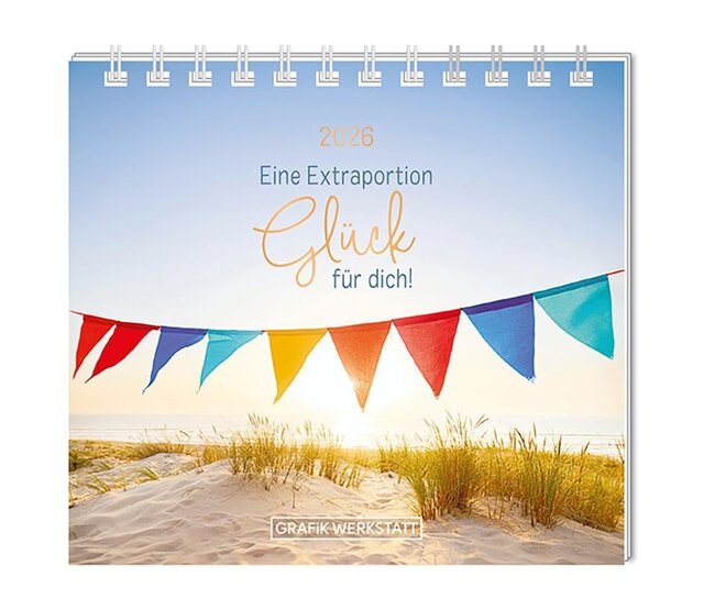 Grafik Werkstatt, Mini-Kalender 2026, Eine Extraportion Glück Grafik Werkstatt, Mini-Kalender 2026, Eine Extraportion Glück