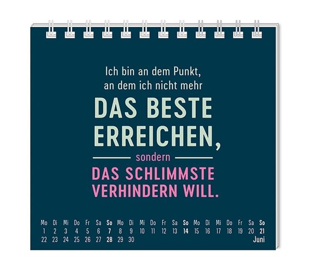 Grafik Werkstatt, Mini-Kalender 2026, Nett kann ich auch