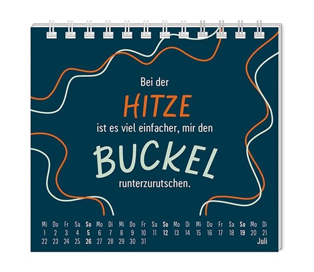 Grafik Werkstatt, Mini-Kalender 2026, Nett kann ich auch