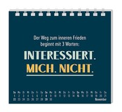 Grafik Werkstatt, Mini-Kalender 2026, Nett kann ich auch