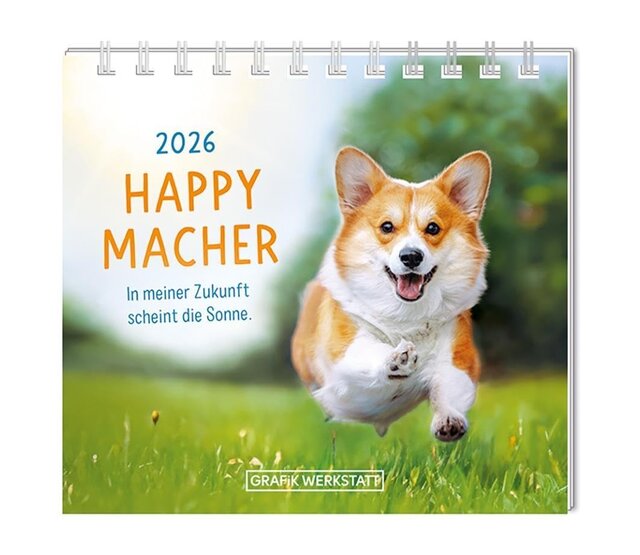 Grafik Werkstatt, Mini-Kalender 2026, Happymacher Grafik Werkstatt, Mini-Kalender 2026, Happymacher