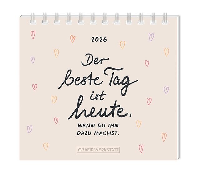 Grafik Werkstatt, Mini-Kalender 2026, Der beste Tag Grafik Werkstatt, Mini-Kalender 2026, Der beste Tag