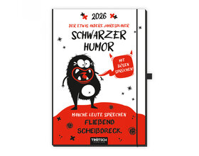 Buchkalender Schwarzer Humor 2026