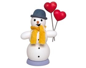 Schneemann mit Herzen