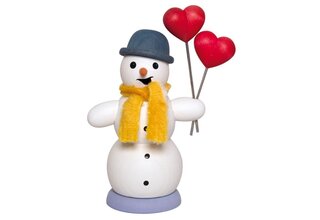 Schneemann mit Herzen