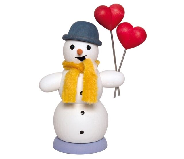 Kuhnert Schneemann mit Herzen