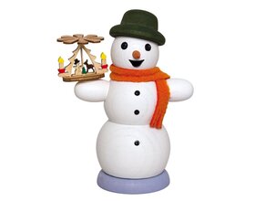 Schneemann mit Pyramide