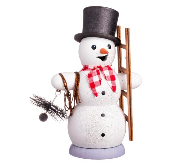 Kuhnert Schneemann Schornsteinfeger, Erzgebirgische Holzkunst