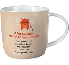 Grafik Werkstatt Gute Laune Tasse, "Das kleine Mutmach-Monster"