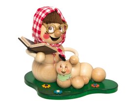 Oma-Wurm Rosi mit Enkel