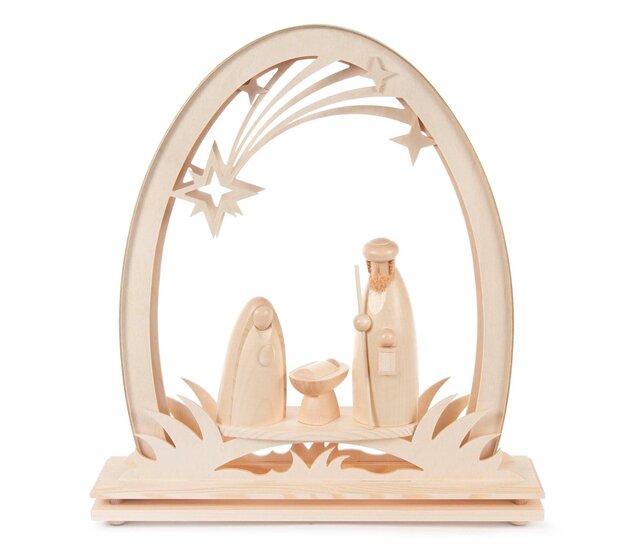 Seidel Rundbogen Christi Geburt, LED Seidel Rundbogen Christi Geburt, LED