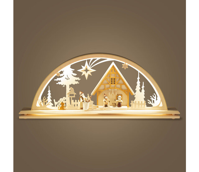 Seidel Schwibbogen Bescherung, LED Seidel Schwibbogen Bescherung, LED