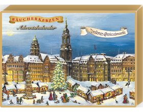 Räucherkerzen-Adventskalender, Dresdner Striezelmarkt