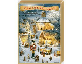 Räucherkerzen-Adventskalender, Seiffen