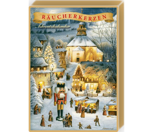 Räucherkerzen-Adventskalender, Weihnachten in Seiffen Räucherkerzen-Adventskalender, Weihnachten in Seiffen