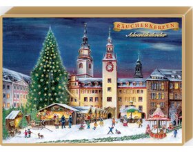 Räucherkerzen-Adventskalender, Weihnachten in Chemnitz