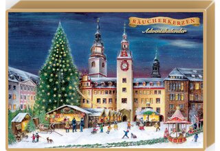 Räucherkerzen-Adventskalender, Weihnachten in Chemnitz