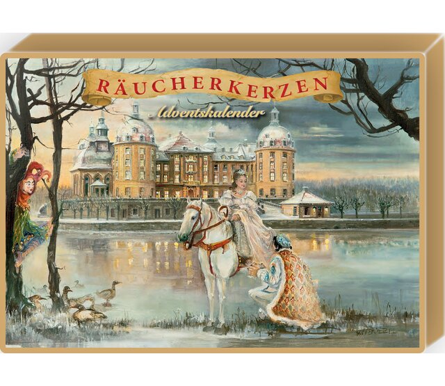 Räucherkerzen-Adventskalender, Drei Haselnüsse für Aschenbrödel Räucherkerzen-Adventskalender, Drei Haselnüsse für Aschenbrödel