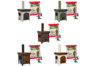 Räucherkerzenofen Hüttenofen