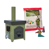 Räucherkerzenofen Hüttenofen  aus Feinblech