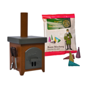 Räucherkerzenofen Hüttenofen  aus Feinblech