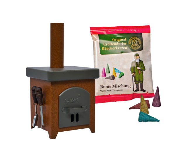 Räucherkerzenofen Hüttenofen  aus Feinblech