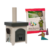 Räucherkerzenofen Hüttenofen  aus Feinblech